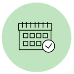 Icono de un calendario