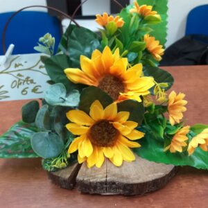 Regalos para San Valentín: Girasoles en Tronco de Madera, un Toque Radiante